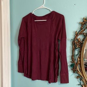 Burgundy long sleeve